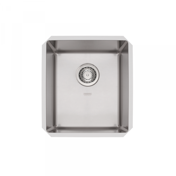 Cuba Tramontina Quadrum 34 Undermount em Aço Inox com Acabamento Scotch Brite 34x40 cm